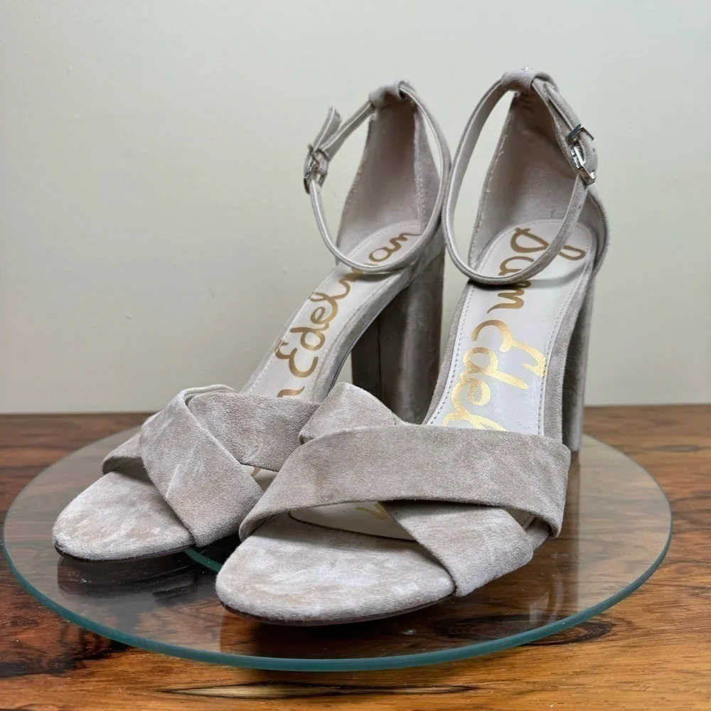 NEW Sam Edelman Yancy Block Heel Sandals